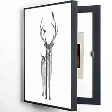 Imagem de Tampa Do Painel Elétrico Medidor Decorativo Caixa Medidor De Pintura Decorativa Caixa Pintura Decorativa Para Sala De Estar Corredor De Hotel Escritório Medidores De Caixa Decorativa, L, W50*H60cm