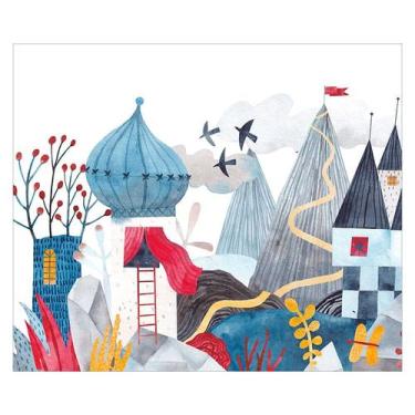 Imagem de Papel de Parede Adesivo Infantil Paisagem Bebe Quarto Menino - 569pcm 