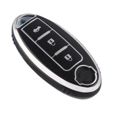 Imagem de Capa De Chave Nissan Qashqai X-Trail Juke Kicks Pathfinder TPU Para In