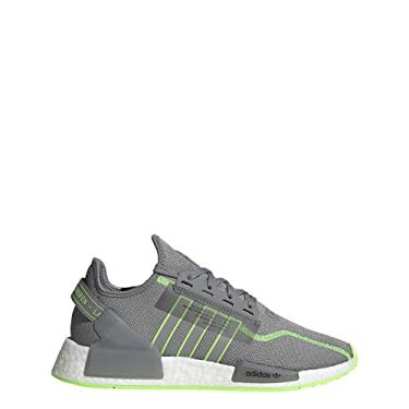 Imagem de adidas Tênis masculino NMD_R1 V2, Cinza três/verde sinal/branco nuvem, 7.5
