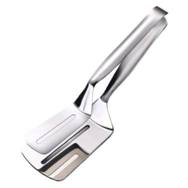 Imagem de Pegador Multiuso para Salada, Pães, Macarrão e Churrasco, Pinça Cozinha e Culinária, Inox Profissional Longo(1 UNIDADE)