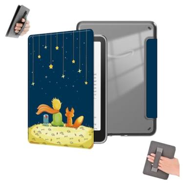 Imagem de GUKSRASO Capa para Kindle Paperwhite 12ª Geração (7", 2024) / Colorsoft Signature Edition - Capa Traseira de Acrílico Transparente, Alça de Mão