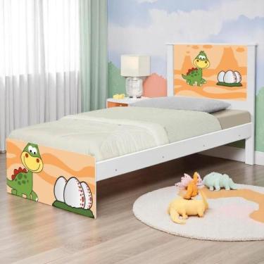 Imagem de Bicama Solteiro Hop Dinossauro Baby com Colchões - CASA H