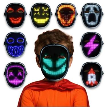Imagem de Máscara LED Mr.Pang Face Transforming para crianças de 3 a 9 anos