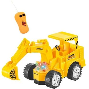 Imagem de Carro Controle Remoto sem Fio Escavadeira DM TOYS