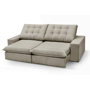 Imagem de Sofá Sydney Bipartido 2,20 - Best Mobília, Veludo Off White