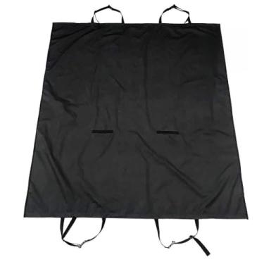 Imagem de Capa Protetora Automotiva Pet Bancos Traseiros para Animais, Cães, Gatos 150x140cm (Preto, 150x140)