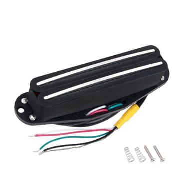 Imagem de Banworks Alnico 5 Humbucker High Output 13.2K Guitar Humbucker Pickup Fiber Bobbin Hot Dual Rail Single Coil-Size Pickup para guitarra elétrica Stratocaster Strat ST JT/SYQ-03