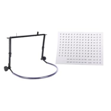 Imagem de Keenso Harmonica Holder, Suporte Ajustável No Pescoço para Gaitas de 10 e 24 Buracos, Construção de Aço de Liga Durável para Músicos