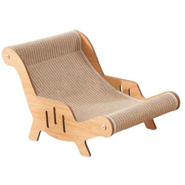 Imagem de ShengQuanHao Cadeira de Descanso para Gatos, Brinquedo de Sisal para Gatos, Garras de Trituração, Arranhador para Gatos Que Dormem E Descansam, Espreguiçadeira Par
