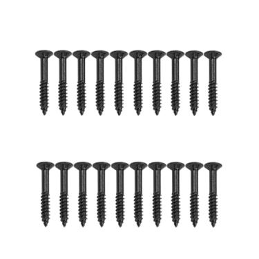 Imagem de DIAO79NI 20 peças de parafusos de captador Humbucker de 2,5 mm x 18 mm (0,1" x 0,71") para Les Paul/SG (preto)