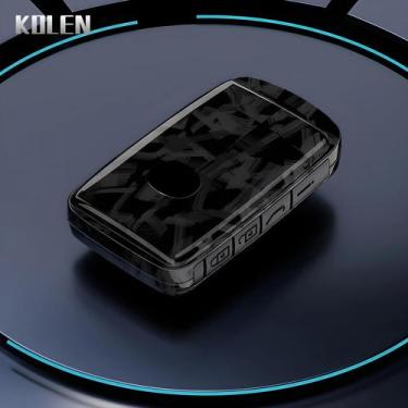 Imagem de Capa De Chave De Carro Mazda Em ABS Com Design Em Fibra De Carbono Par