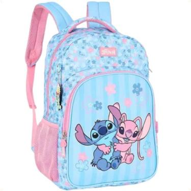 Imagem de Mochila escolar stitch e angel luxcel ref. ms50101sc0300un