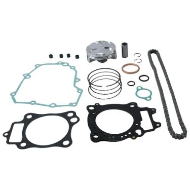 Imagem de Vertex VTKTC24120B Kit de pistão de extremidade superior compatível com/substituição para Honda CRF 250 R 2016-2017 76,77 mm de diâmetro do pistão, deslocamento de 250 cc, diâmetro do cilindro de 76,8