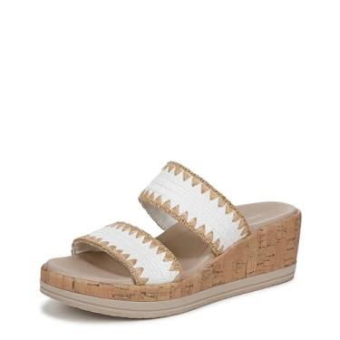 Imagem de Sandália feminina Bzees For Lifestride Resort Wedge, Branco/natural, 40 BR