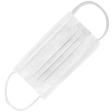 Imagem de Máscara de TNT Tripla com Elástico Branca com 50 Unidades - MTT0004 - MIRALUPA