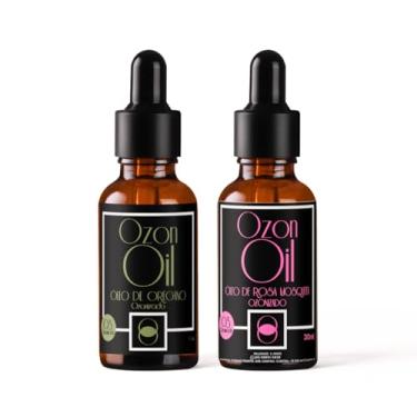 Imagem de Óleo De Rosa Mosqueta E Orégano Ozonizado 30ml 100% Puro Óleo