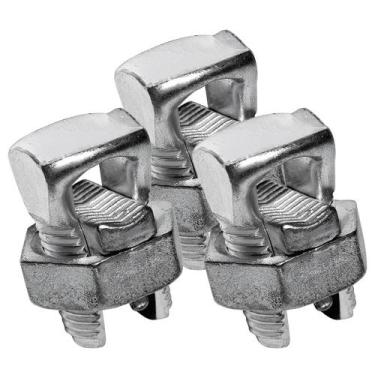 Imagem de Kit 3 conector split bolt paraf fendido 35mm estanhado - MCI