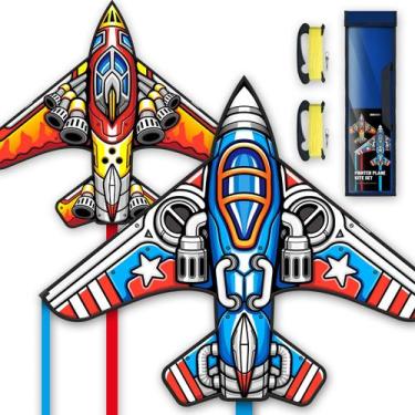 Imagem de Avião de combate Kite Doinfly para crianças de 8 a 12 anos Easy Fly As