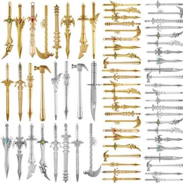 Imagem de Set de bolígrafos con tinta de gel en forma de espada Yexiya 96 piezas