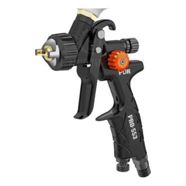 Imagem de Pistola De Pintura Hvlp Bico 1.2mm Copo Branco Pro-553b Pdr