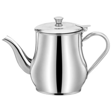 Imagem de Ioensy Pote de óleo dispensador de óleo jarra antiderrapante grande capacidade recipiente de gordura portátil filtro de banha para cozinhar hotel cozinha, 32 onças