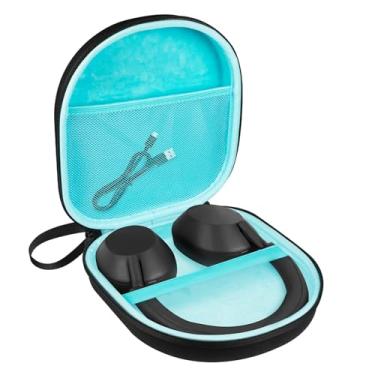 Imagem de LVKAYCE Capa de fone de ouvido compatível com JBL Tune 510BT/520BT/670NC Live 460NC, com Sony WH-CH520/510 capa portátil de viagem para fones de ouvido intra-auriculares (azul)