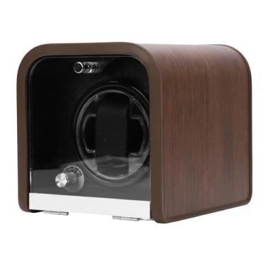 Imagem de Jectse Enrolador de Relógio Automático, Luz LED de Armazenamento de Caixa de Madeira para Casa, 5 Modos