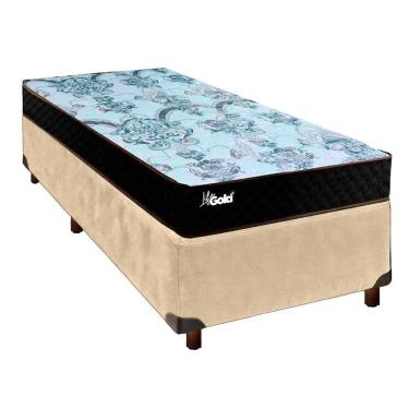 Imagem de Cama Box + Colchão Solteiro Molas Ensacadas Life Gold Paropas