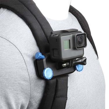 Imagem de Suporte Clipe de Mochila/Colete para Câmeras GoPro e Similares