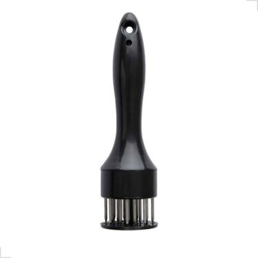 Imagem de Amaciador Batedor De Carne Bife Com Furador Manual Aço Inox - CLINK