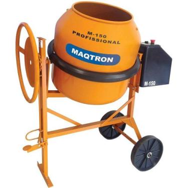 Imagem de Betoneira 150L Motor 1/2CV 220V com Chave de Segurança 20 Ciclos/Hora 