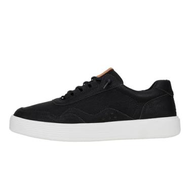 Imagem de HEYDUDE Hudson Classic, sapatos masculinos, casuais masculinos, confortáveis e leves, Preto, 45