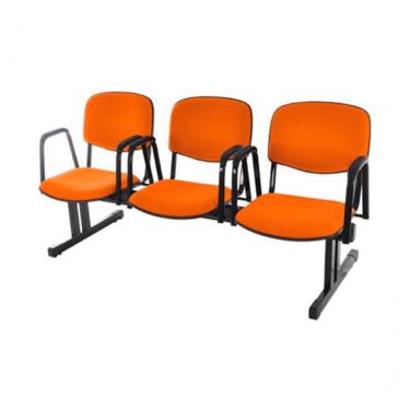 Imagem de Cadeira Em Longarina Para Auditórios Linha Hotel Laranja