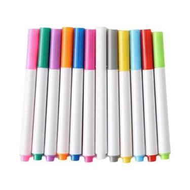 Imagem de Livro De Desenho Apagável Para Crianças Com 12 Canetas De Aquarela, Bl