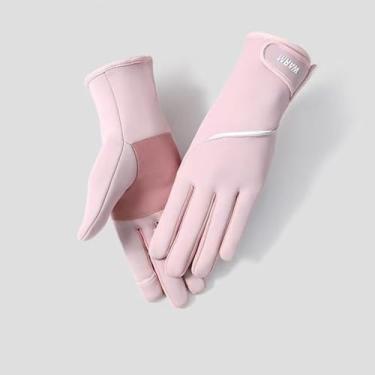 Imagem de Luvas de ciclismo esportivas para outono e inverno, tela sensível ao toque, resistentes ao calor, à prova de vento, luvas térmicas para mulheres e homens, luvas de ciclismo femininas de dedo inteiro