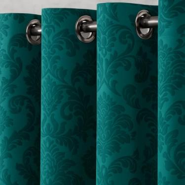 Imagem de Cortina Jacquard de 2,00 a 5,00 metros de largura para Sala Quarto Casa e Decoração (Tiffany, 2,80 x 1,70)