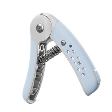 Imagem de Vaveren Fortalecedor de preensão de mão, antebraço, pulso, exercício de força de dedo, treinamento de resistência ajustável para pianistas, tenistas, Azul Claro