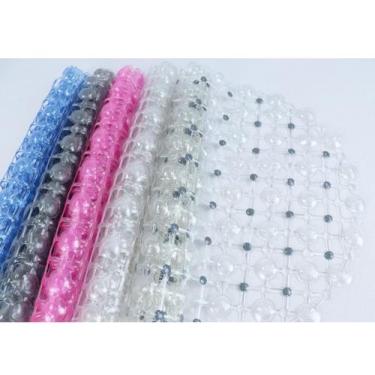 Imagem de Tapetes Emborrachado Para Box Banheiro Banho Borracha Pvc - Transparen