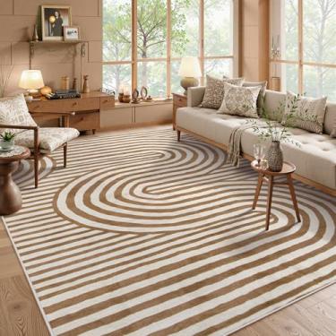 Imagem de Lahome 20 x 25 tapetes para sala de estar - lavável à máquina tapete de quarto 20 x 25 cm sob a cama antiderrapante macio moderno tapete infantil, resistente a manchas tapete de destaque para berçário