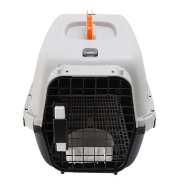 Imagem de Tnfeeon Porta-animais de Estimação Ventilado, Caixa de Plástico Durável para Cães Com Design Espaçoso para Conforto e Segurança, Leve e Fácil de Transportar, Perfeita para Viagens, Aventuras Ao Ar