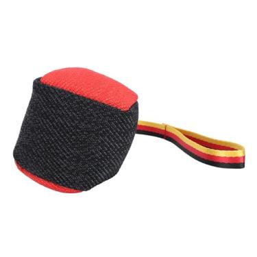 Imagem de Tnfeeon Brinquedo Interativo para Puxar Cães para Cães Médios, Brincadeira Estimulante Com Limpeza Dos Dentes, Construção Robusta Em Fibra de Algodão, Perfeito para Treinamento de Busca Em (Preto +