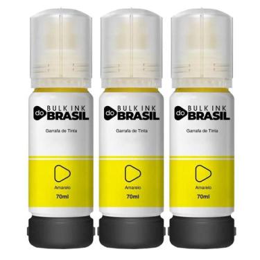 Imagem de Kit 3 Tintas Para Epson L4160 L4150 T504 L6171 L6161 L6191 T504 - Bulk