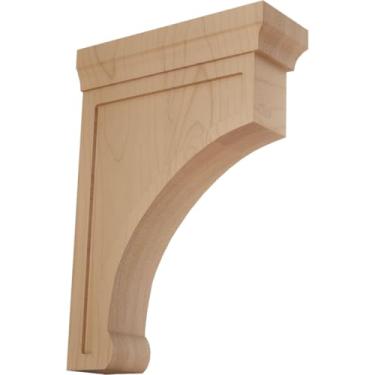 Imagem de Ekena Millwork Suporte de madeira BKTW02X07X10GOAL, 6,5" L x 19" P x 25,5" A, amieiro