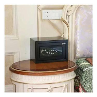 Imagem de Cofre Segurança Teclado E Biometria Digital 8L - 31X20X20Cm