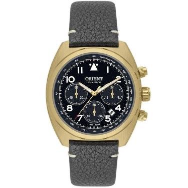 Imagem de Relógio Orient Masculino Dourado Solartech Neo Vintage Mgscc013 P2px