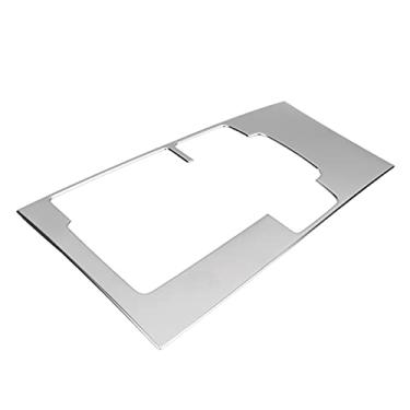 Imagem de aqxreight Substituição Decoração Em Aço Inoxidável Guarnição Estrutura do Painel de Mudança de Marcha para 3 2019-2021 RHD Inoxidável Resistente à Corrosão e Guarnição do Painel de Substituição