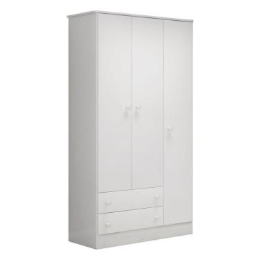 Imagem de Guarda Roupa Infantil Doce Sonho 3 Portas Branco - Qmovi