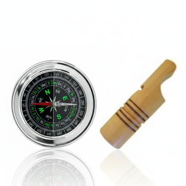 Imagem de Bússola Profissional Caça Trilha E Apito Inhambu Açu 05