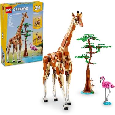 Imagem de Lego Creator 3 em 1 Animais Selvagens do Safari 780 Pç 31150